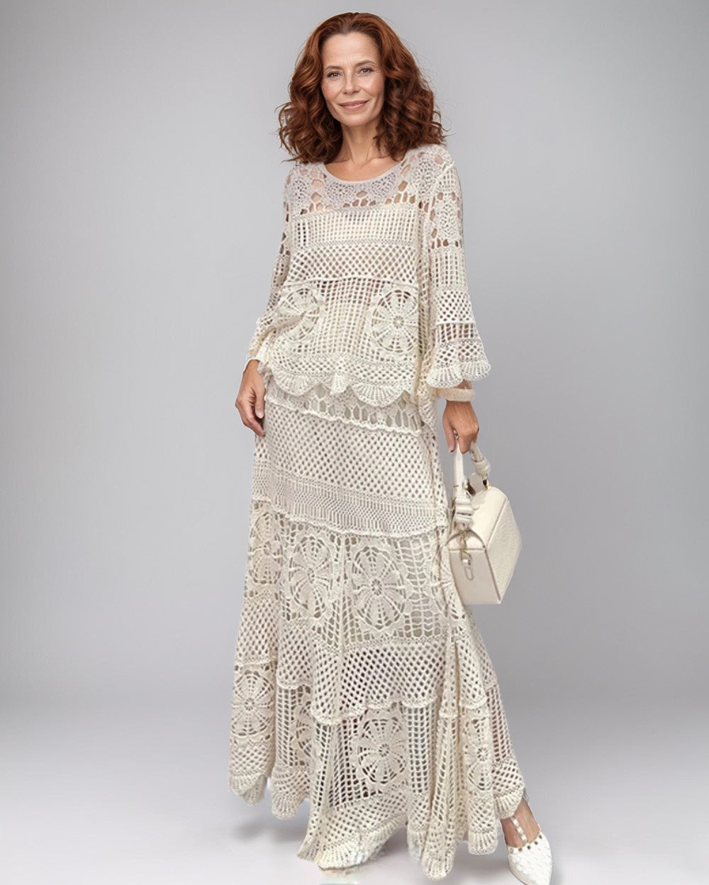Women's Spring/Summer Casual Boho Elegant Crochet Set