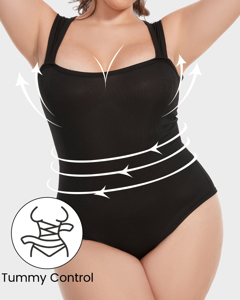 Tummy Control Bodysuit - Sleek, Supportive, Stylish