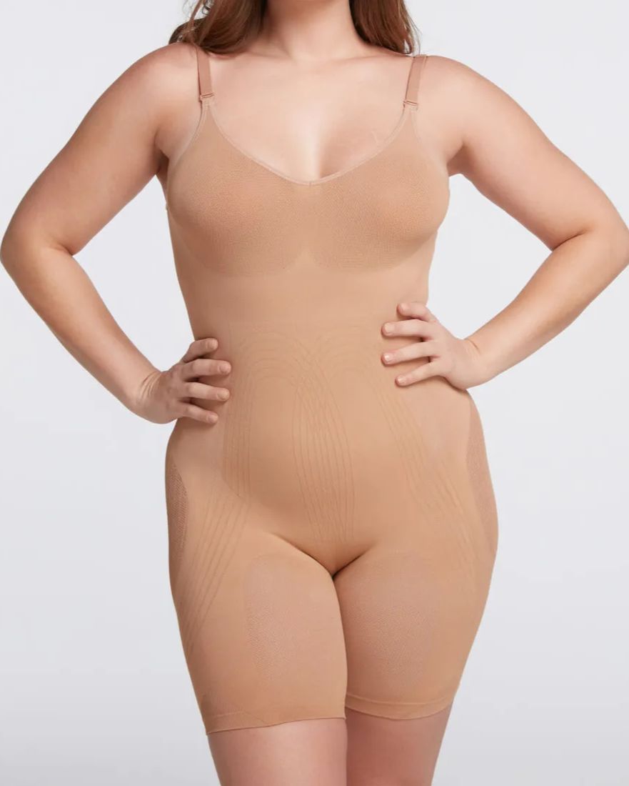Comfort Bodysuit Mid-Thigh Coverage