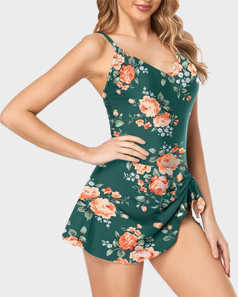 Plus Size Tummy Control Swimsuit