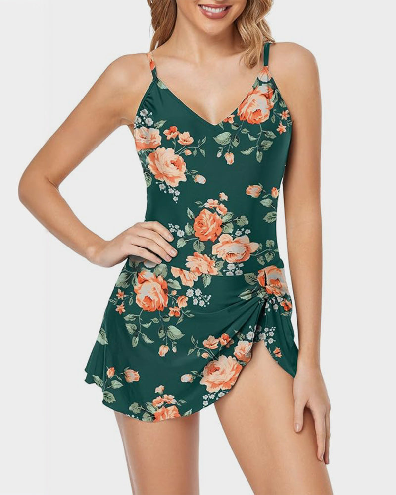 Plus Size Tummy Control Swimsuit