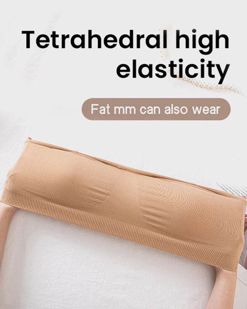 Bandeau Bra - Seamless, Wireless, Non-Slip