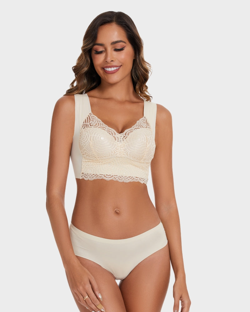 Lace Cut-Out Bra - Elegant, Comfortable, Stylish