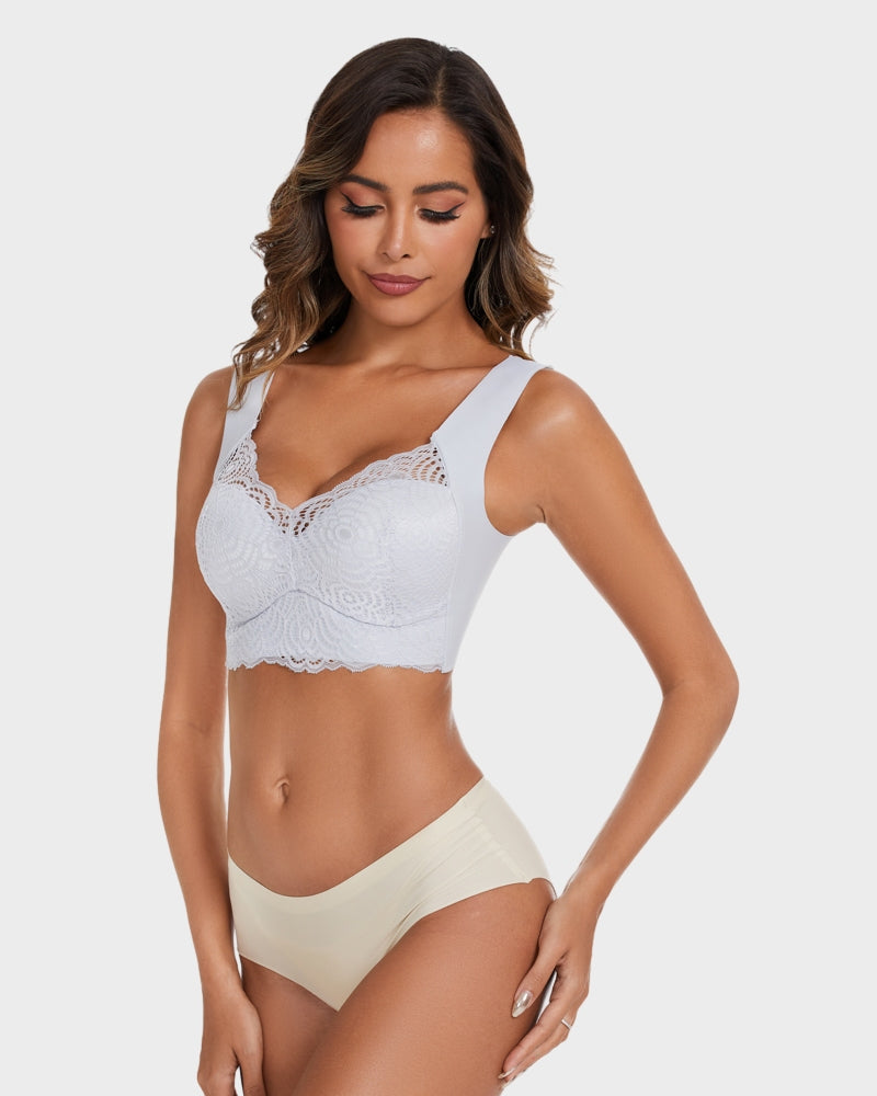 Lace Cut-Out Bra - Elegant, Comfortable, Stylish