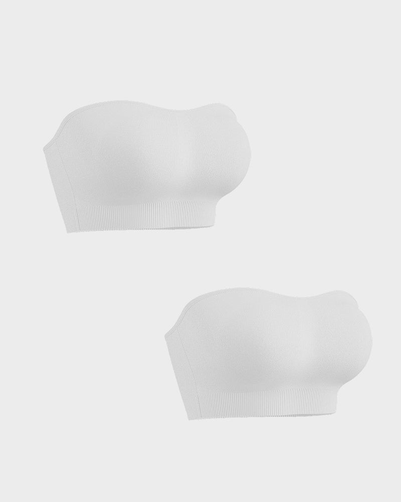 Bandeau Bra - Seamless, Wireless, Non-Slip