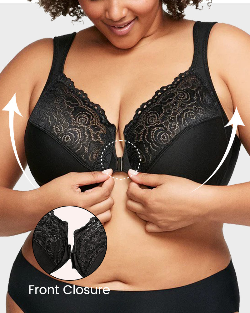 Print Underwire Bra - Stylish Supportive Comfort