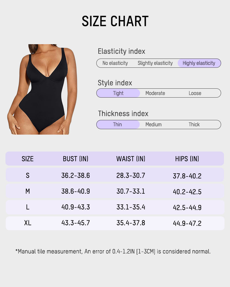 V Neck Thong - Slimming Shapewear Essential