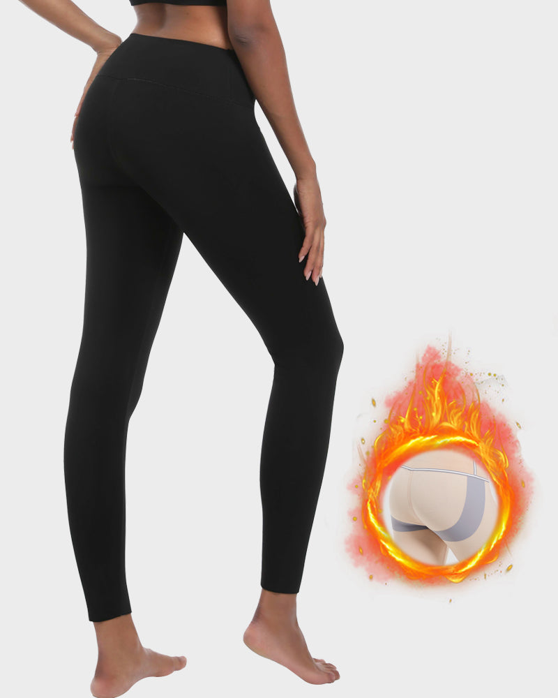 Butt Lift Leggings - Lightweight Fleece Comfort