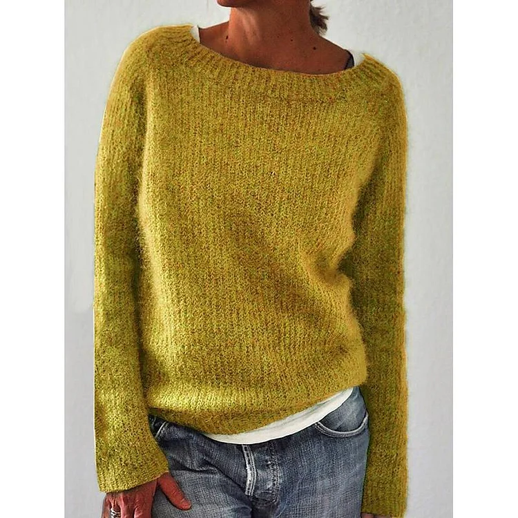 Women’s Cozy Fuzzy Knit Sweater
