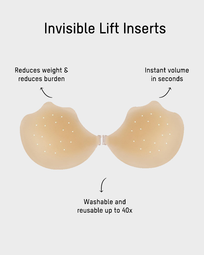 Silicone Invisible Bra - Comfortable, Self-Adhesive