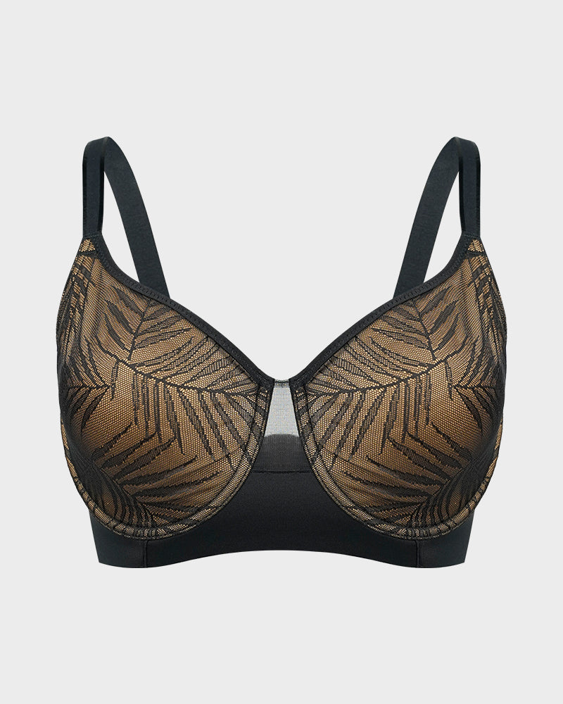 Lace Push-Up Bra - Full Coverage Design