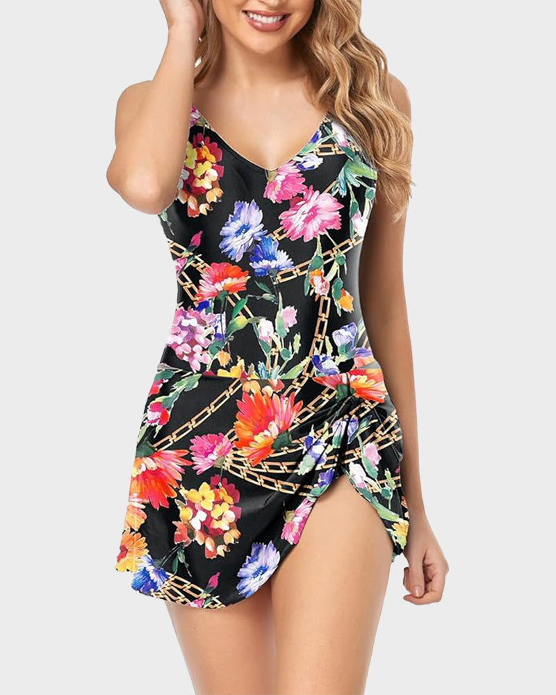Plus Size Tummy Control Swimsuit