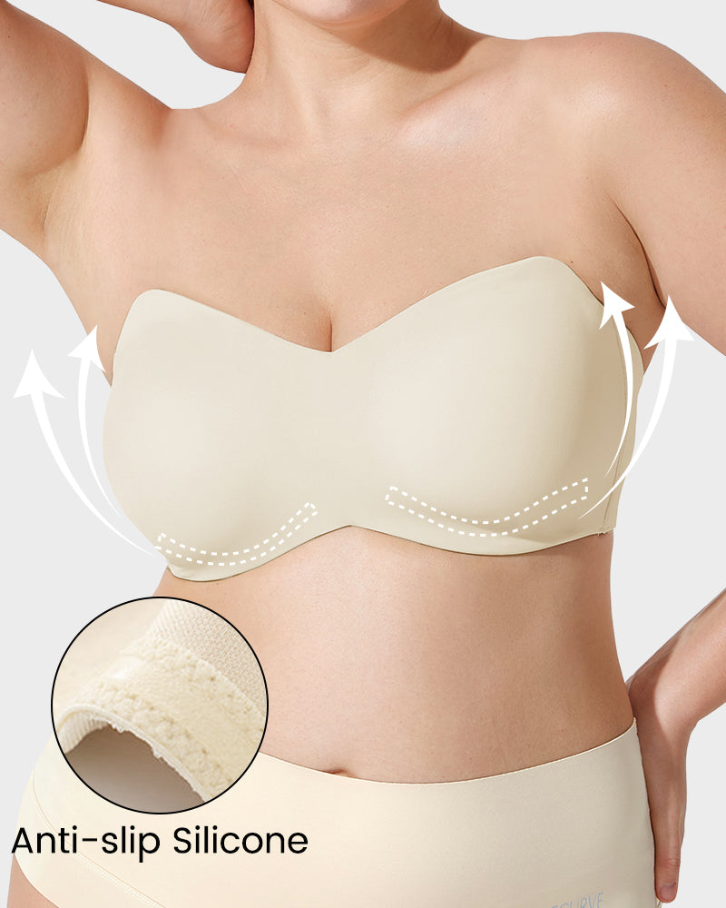 Bandeau Bra - Non-Slip Support