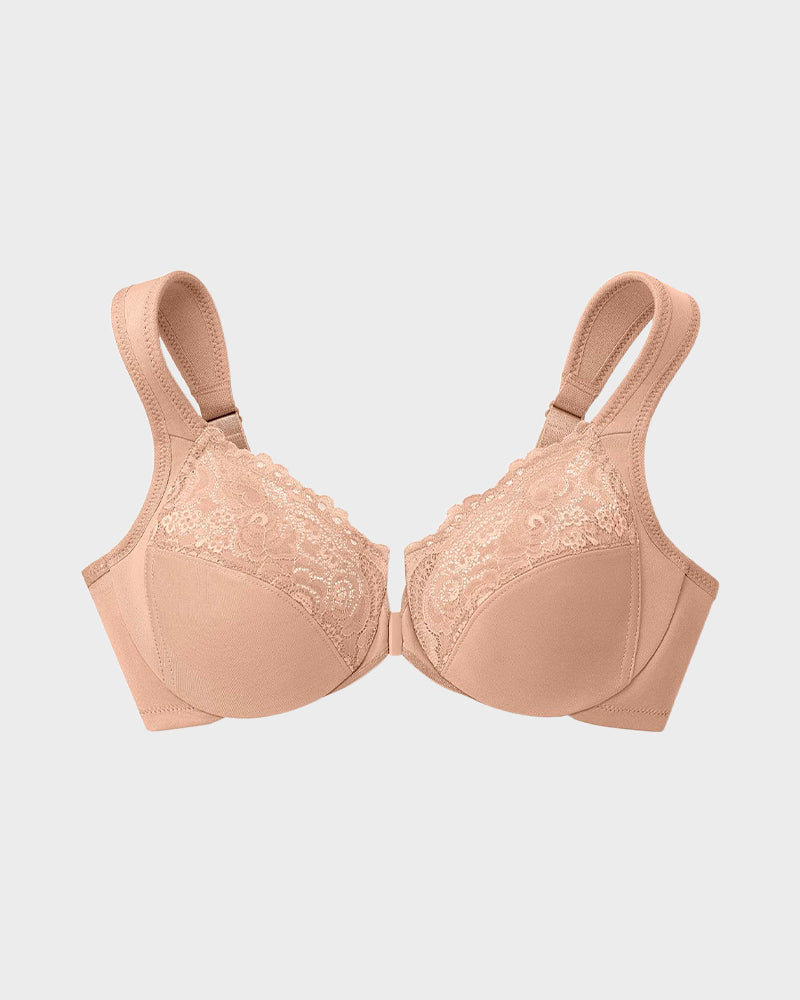 Print Underwire Bra - Stylish Supportive Comfort