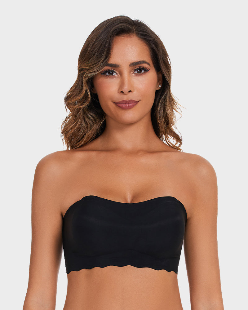 Strapless Push-Up Bra - Seamless Comfort Support