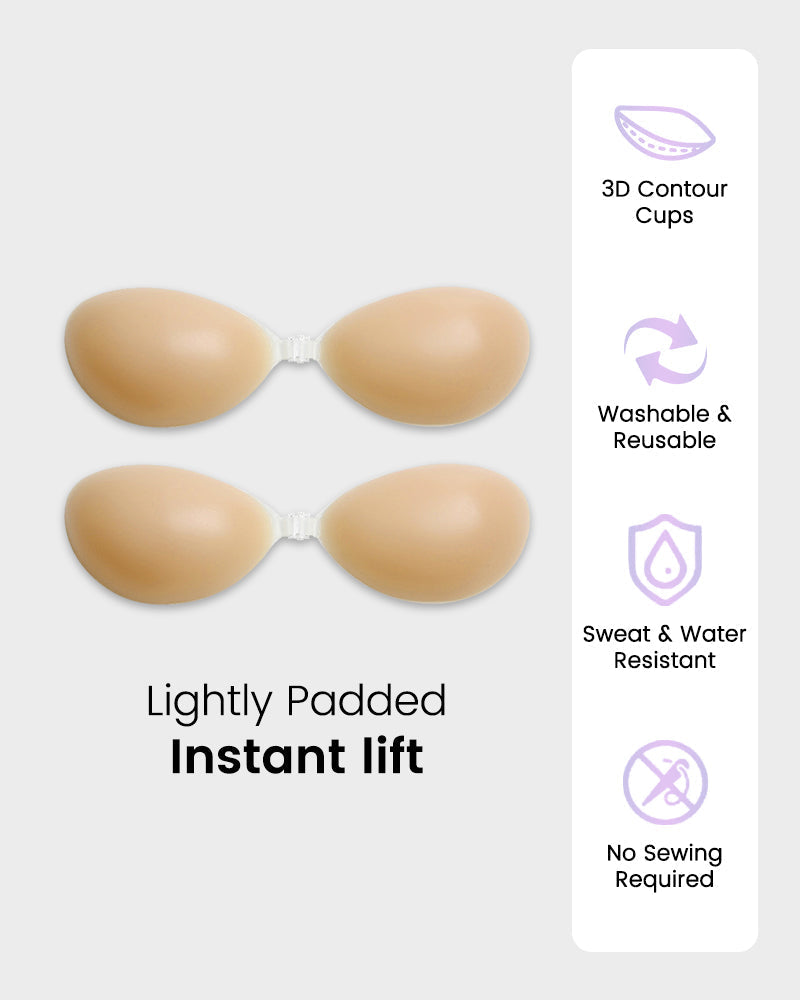 Invisible Bra Set - Adhesive, Comfortable, Discreet