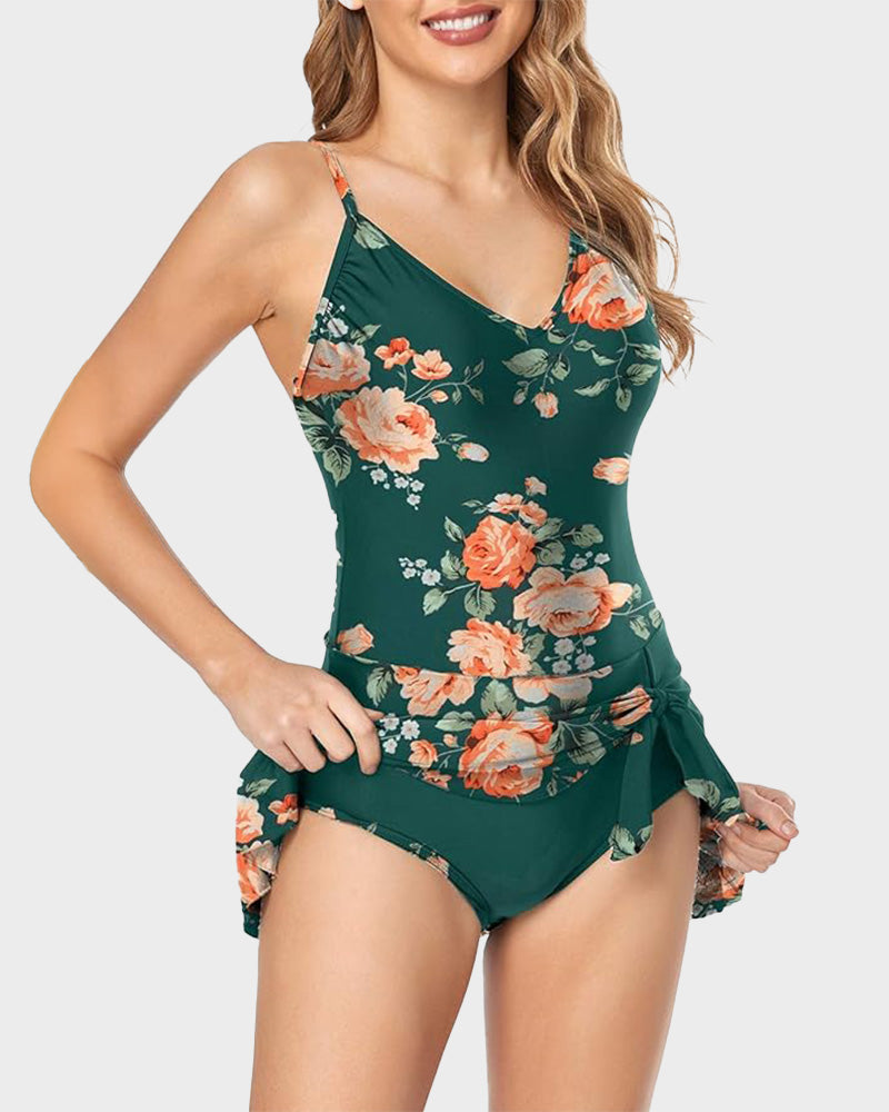 Plus Size Tummy Control Swimsuit