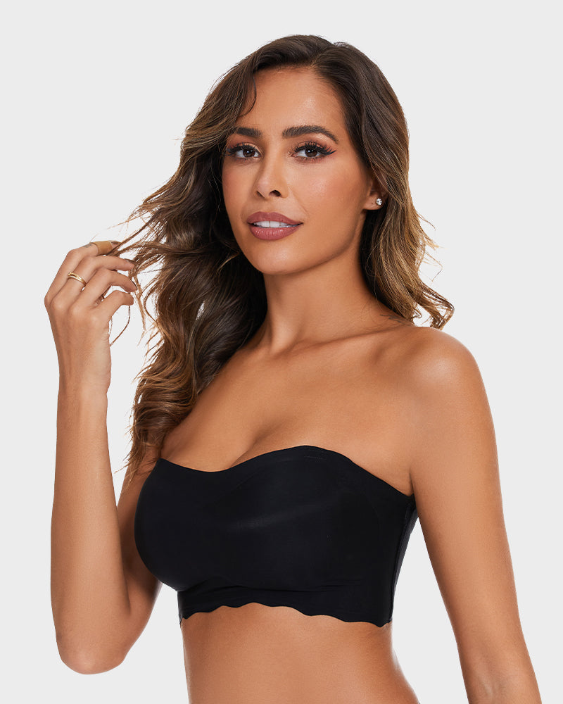 Strapless Push-Up Bra - Seamless Comfort Support