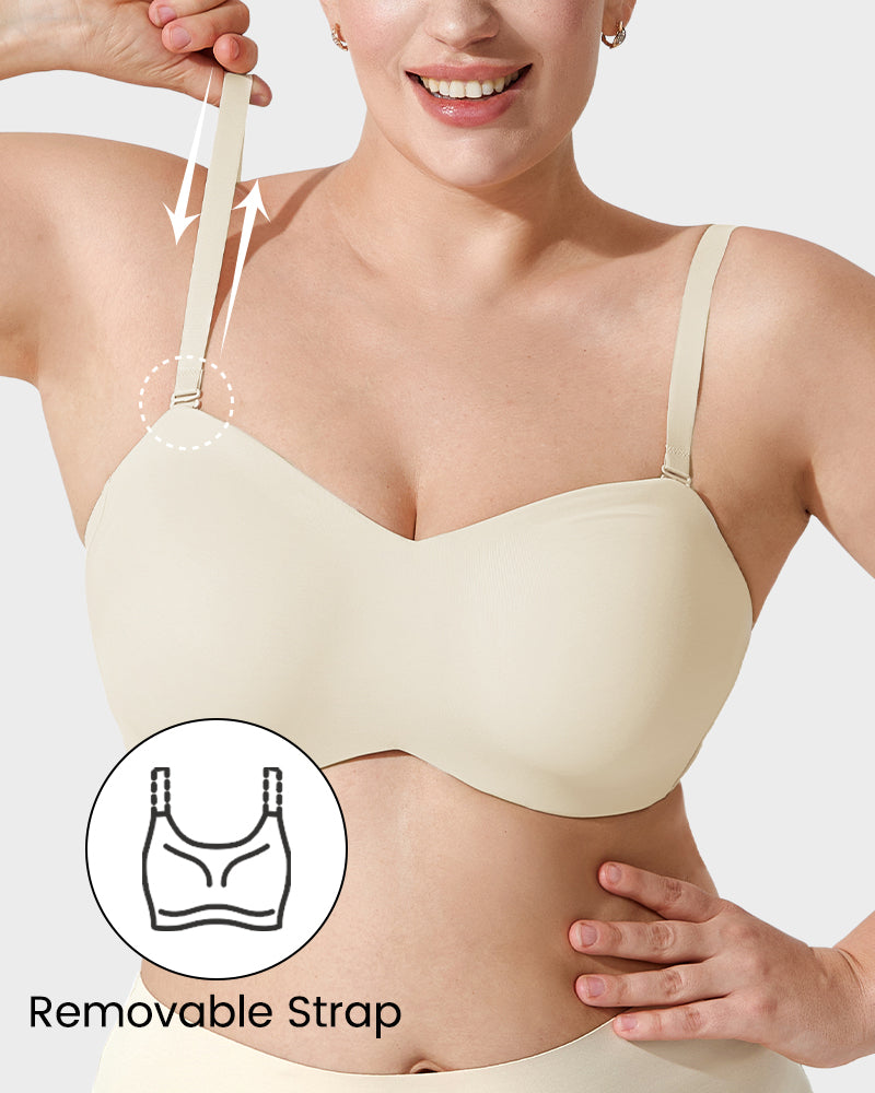 Bandeau Bra - Non-Slip Support
