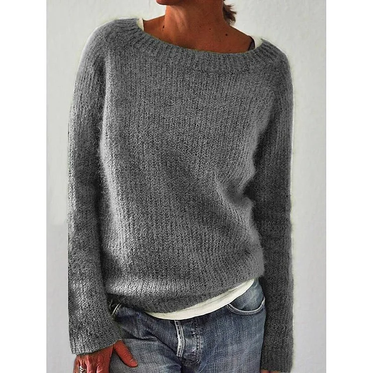 Women’s Cozy Fuzzy Knit Sweater