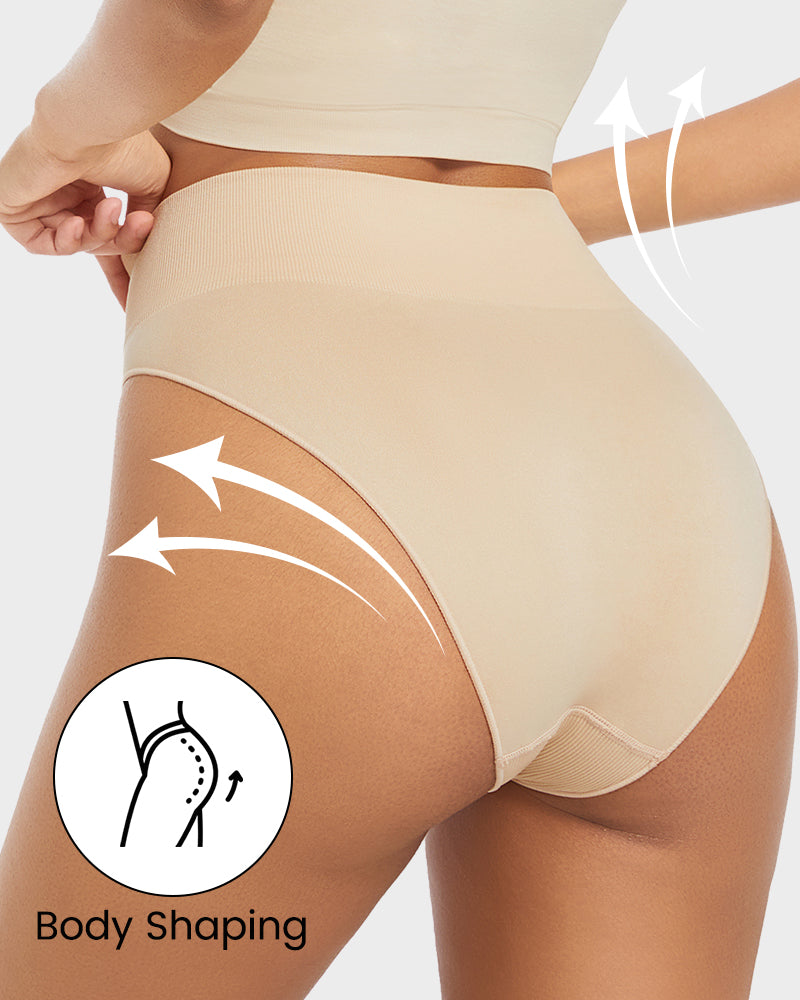 High Waist Briefs - Tummy Control Trio