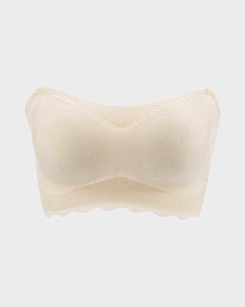 Strapless Push-Up Bra - Seamless Comfort Support