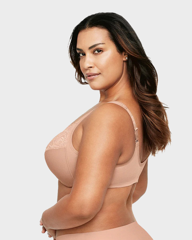 Print Underwire Bra - Stylish Supportive Comfort