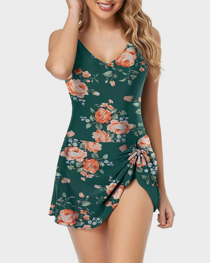 Plus Size Tummy Control Swimsuit