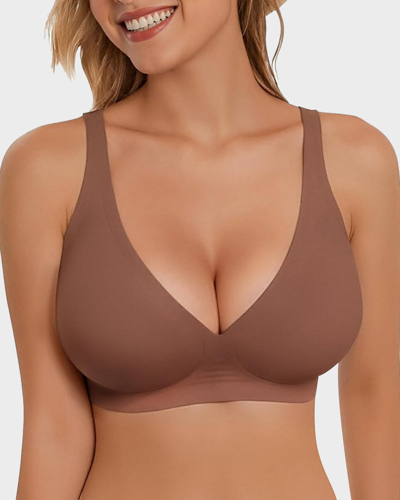 Deep V Wireless Bra