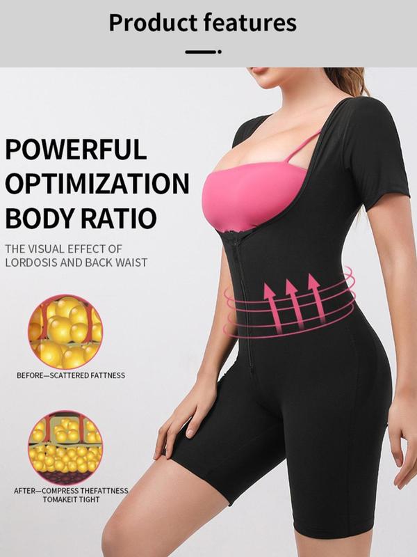 Fitness Zip Bodysuit - Sweat-Enhancing Comfort