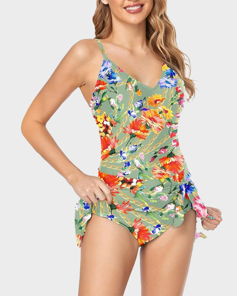 Plus Size Tummy Control Swimsuit