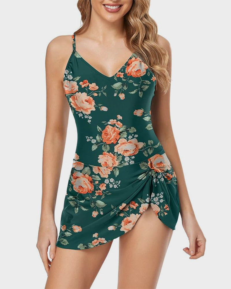 Plus Size Tummy Control Swimsuit