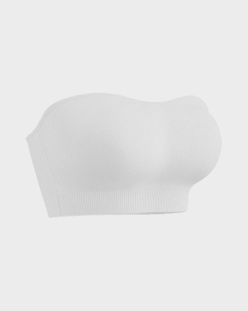 Bandeau Bra - Seamless, Wireless, Non-Slip