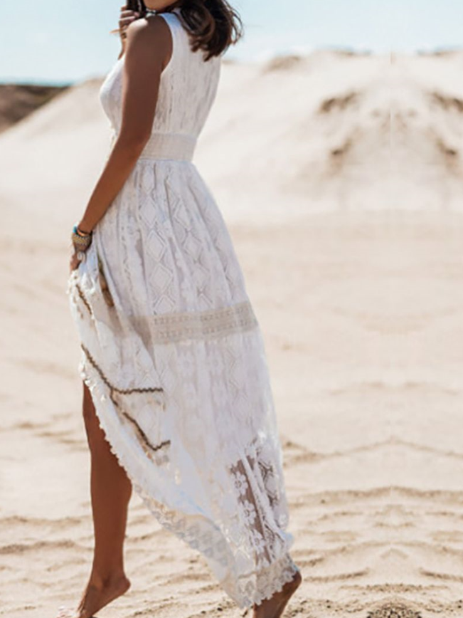 Women’s Boho Lace Maxi Dress