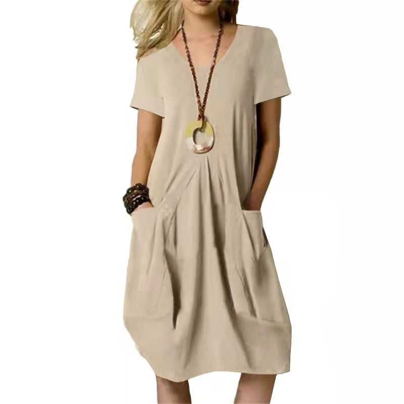 Women’s Casual Loose Pocket Dress