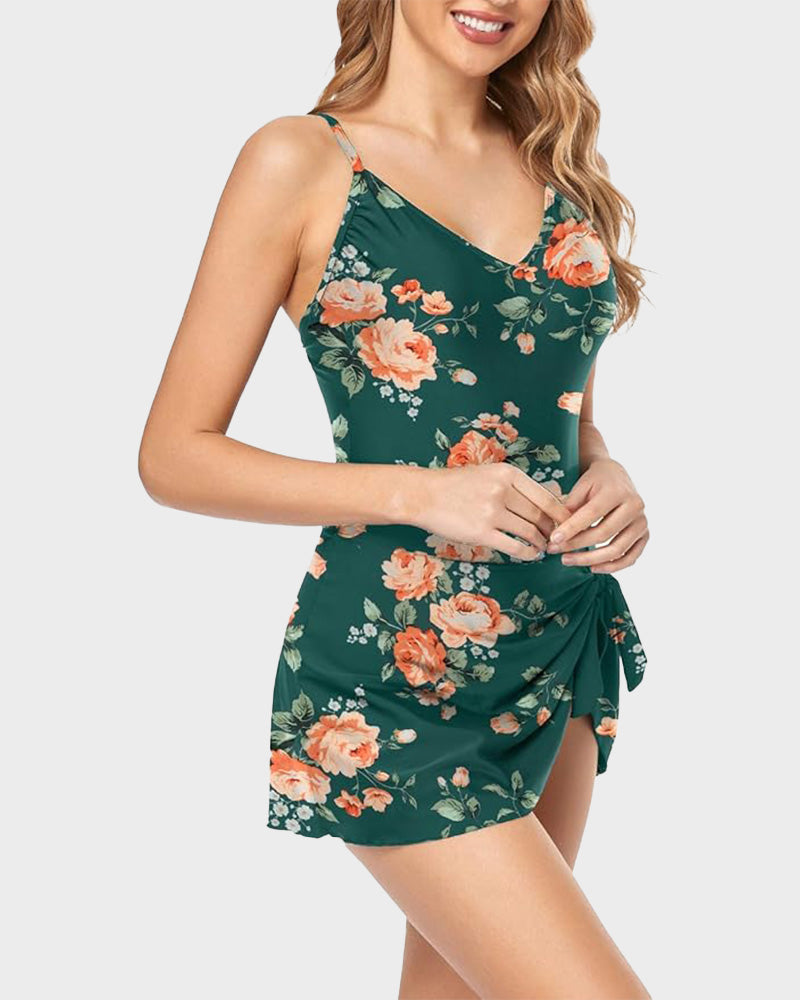 Plus Size Tummy Control Swimsuit