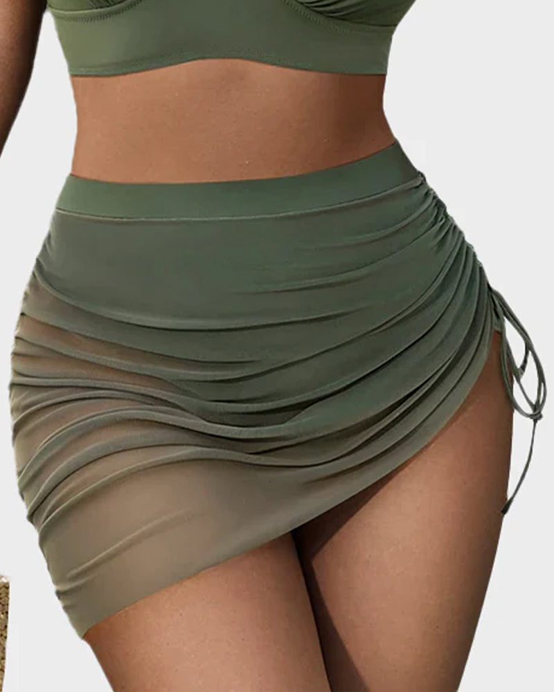 Mesh Bikini Set, Tummy Control