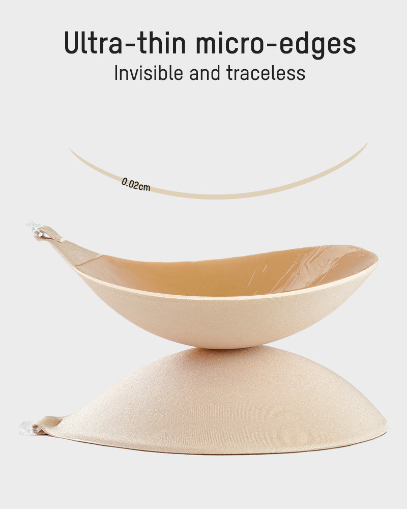 Invisible Push-Up Bra - Front Closure Comfort