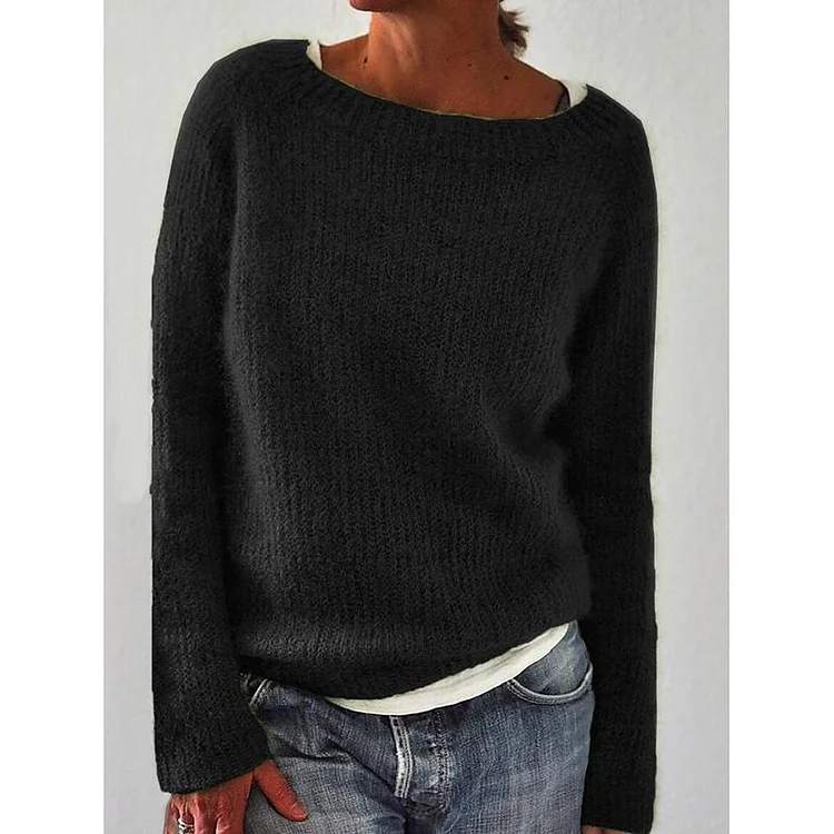 Women’s Cozy Fuzzy Knit Sweater