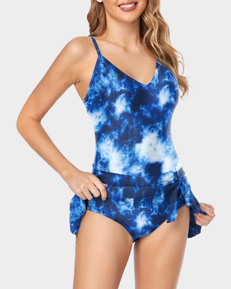 Plus Size Tummy Control Swimsuit