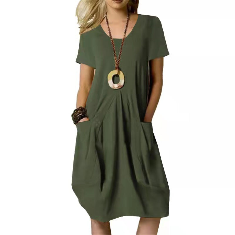 Women’s Casual Loose Pocket Dress