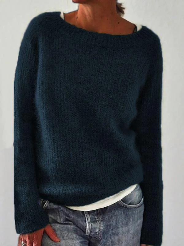Women’s Cozy Fuzzy Knit Sweater