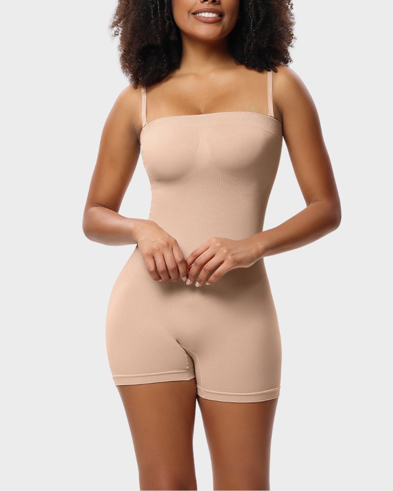 Strapless Shapewear Bodysuit - Smooth, Sleek, Supportive