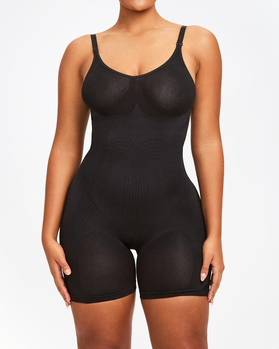 Comfort Bodysuit Mid-Thigh Coverage