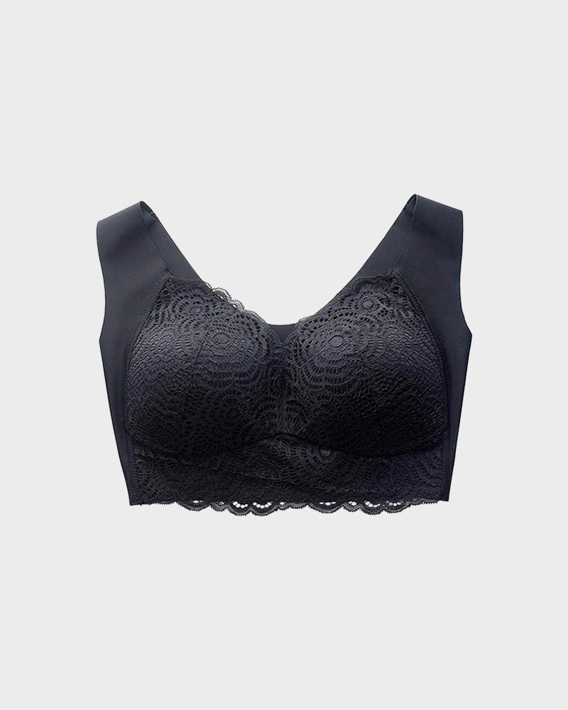 Lace Cut-Out Bra - Elegant, Comfortable, Stylish