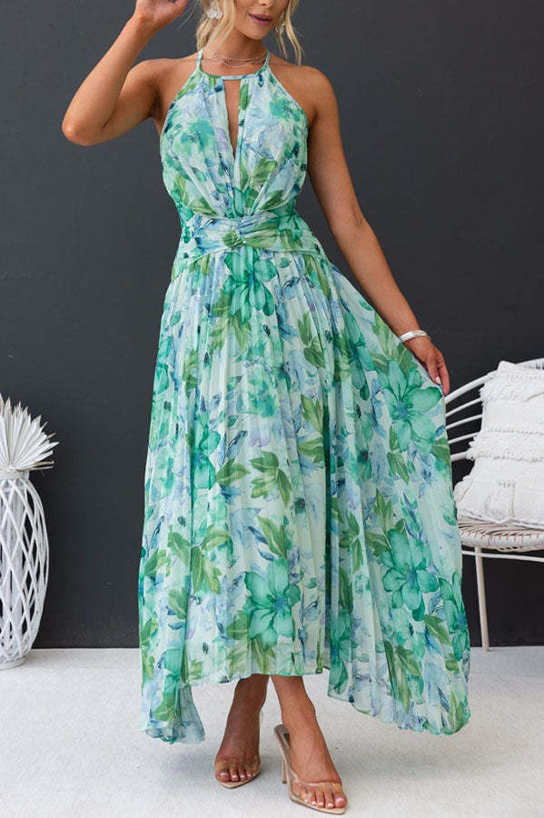 Women’s Spring Chiffon Halter Dress
