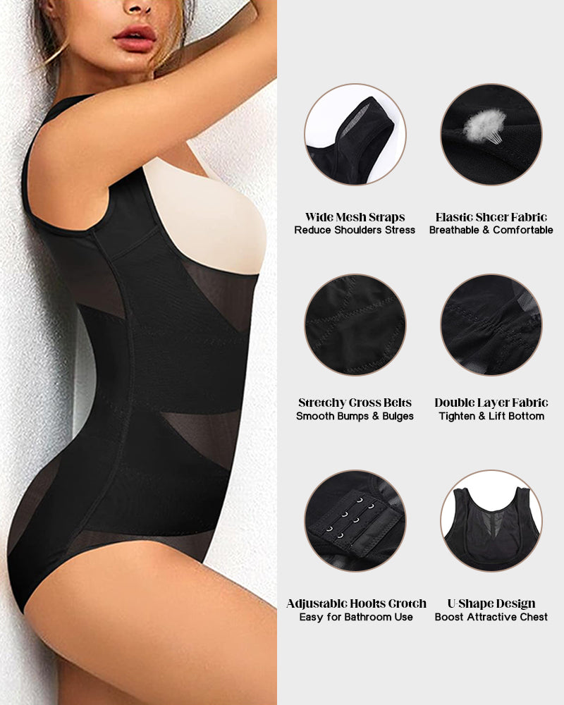 Cross Compression Shaper - Sculpt, Support, Shape