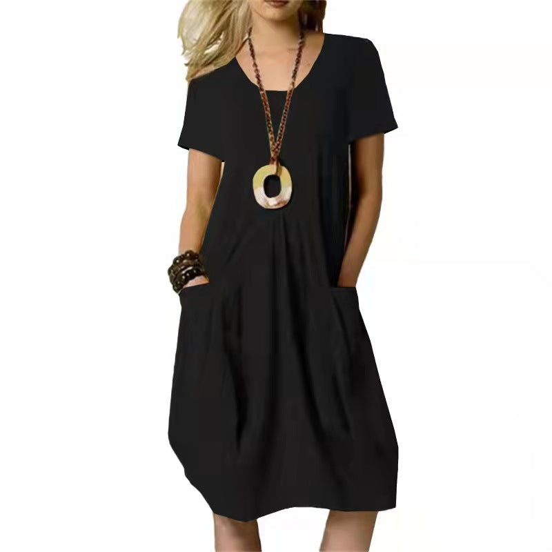 Women’s Casual Loose Pocket Dress