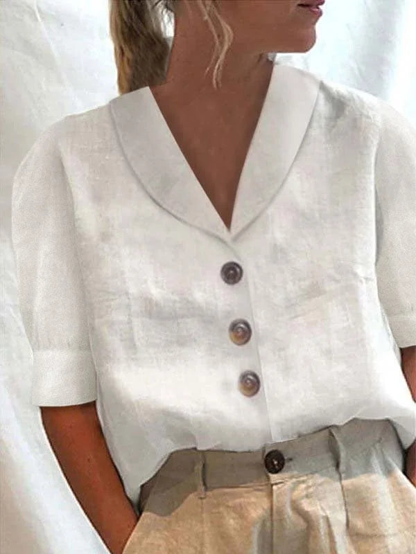 Women’s Summer Button-Up Blouse