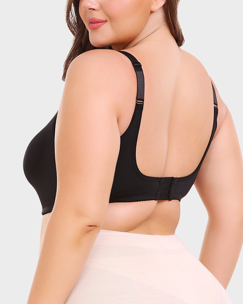 Lace Trim Minimizer Bra - Comfortable, Supportive, Stylish